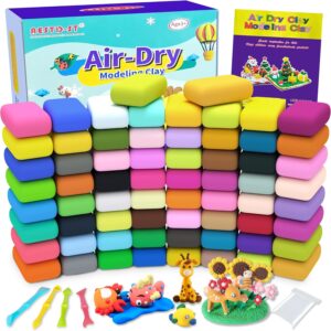 66-Color Air Dry Modeling Clay Kit