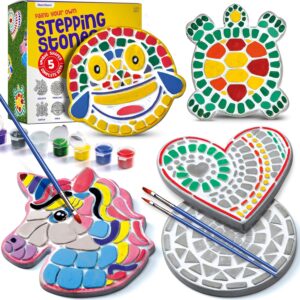 Unicorn Stepping Stones Painting Kit – 5 Pcs