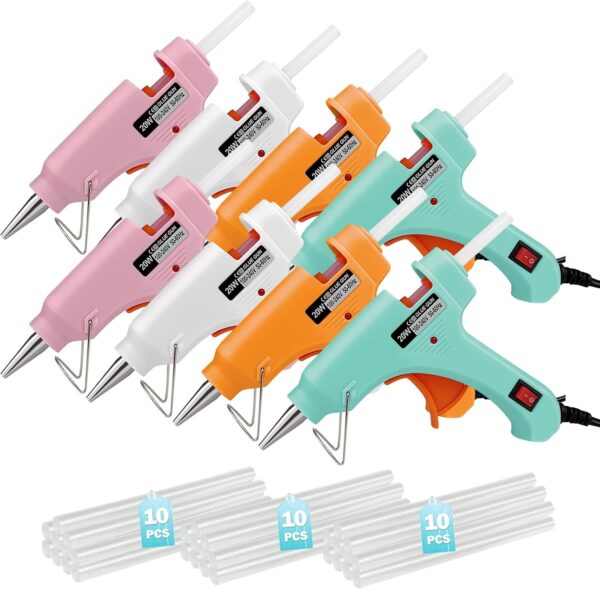 Mini Hot Glue Gun Kit – 30 Sticks, 8 Pcs Set