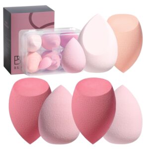 BS-MALL 7-Piece Makeup Sponge Set with Storage Case