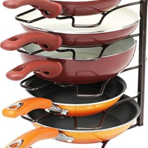 DecoBros Bronze Pan Organizer Rack
