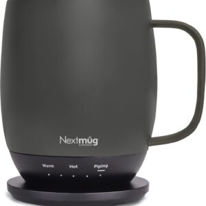 Nextmug 14oz Self-Heating Coffee Mug – Graphite