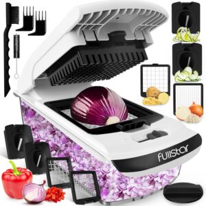 Fullstar 4-in-1 Vegetable Chopper & Spiralizer – White