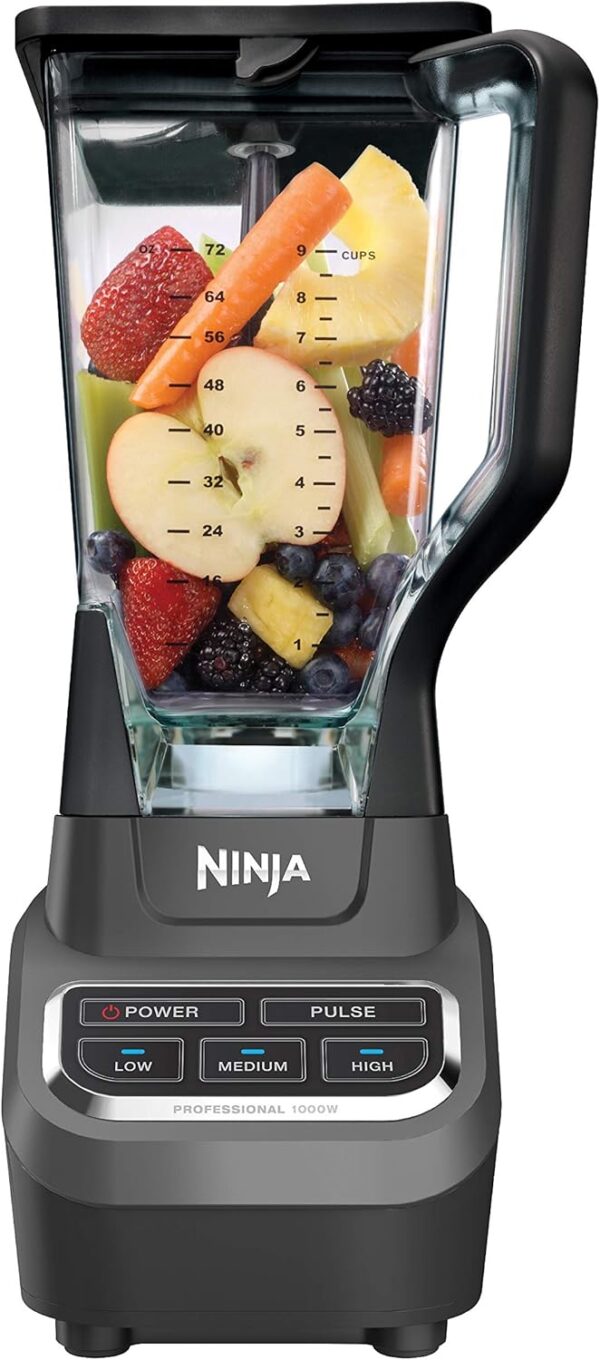 Ninja BL610 1000W Blender – 72oz Ice Crushing Power