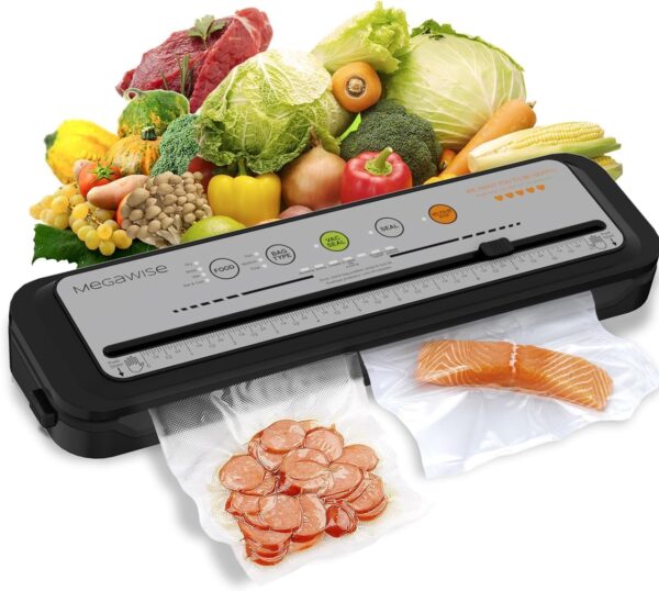 MEGAWISE 2025 Vacuum Sealer Machine – Compact & Powerful