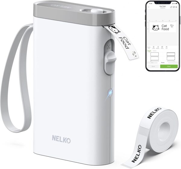 Nelko P21 Bluetooth Label Maker – Mini Printer