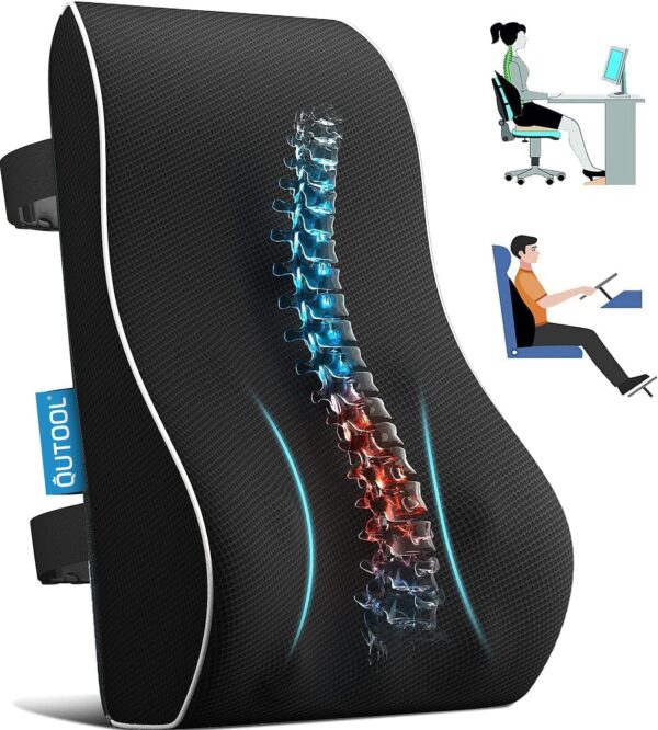 QUTOOL Lumbar Support Pillow – Back Cushion