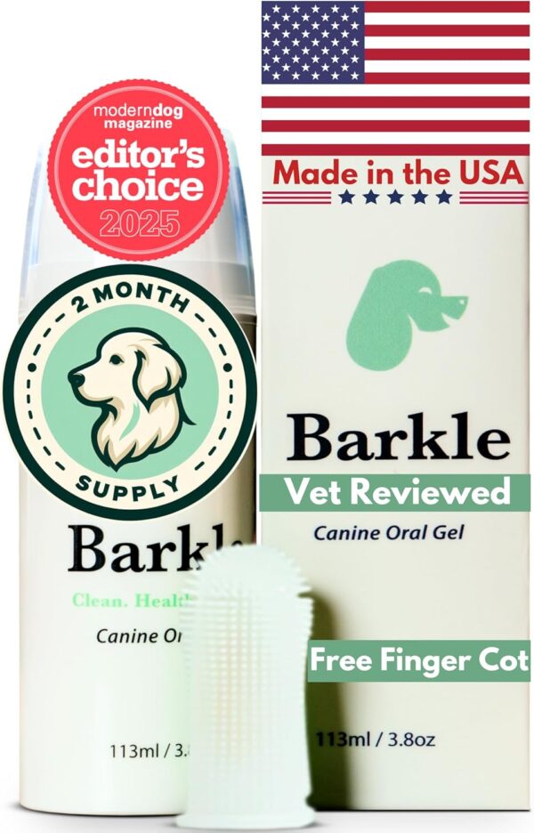 Barkle Dog Toothpaste Kit – Vet Approved (60 Days)